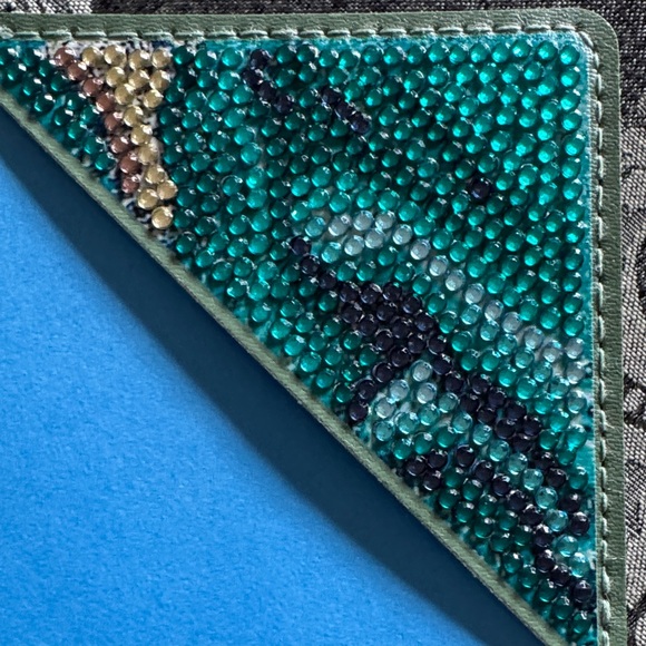 📖 Handcrafted Ocean Diamond Art Corner Bookmarks - Set of 2 - Picture 4 of 6